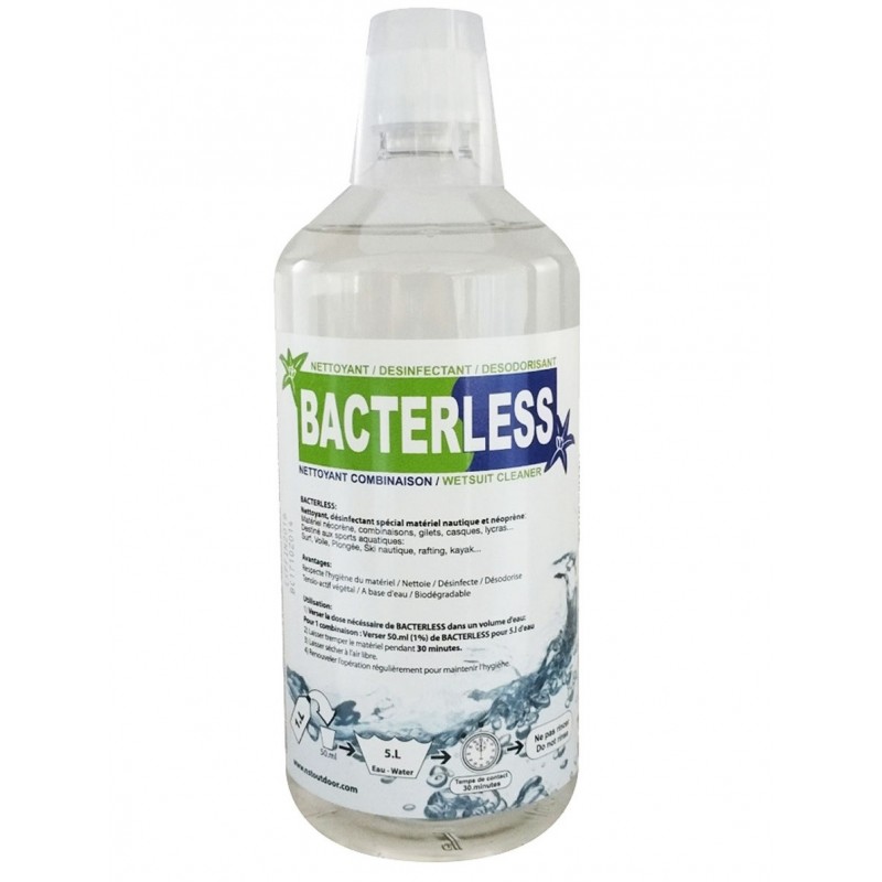 Désinfection néoprene Bacterless 1 Litre NSTBACTERLESSCroque Montagne