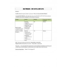 Désinfection néoprene Bacterless 1 Litre NSTBACTERLESSCroque Montagne
