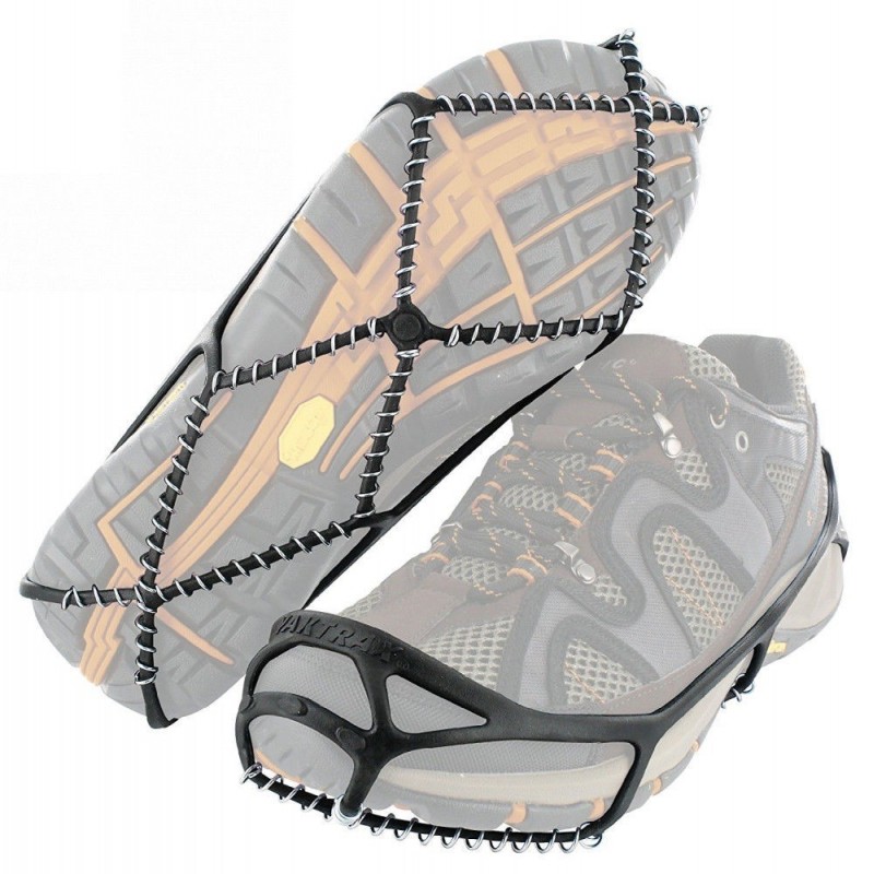 Crampons Antidérapants Pour Chaussures - Taille XL 45-48, 11 Pointes Inox - Pour Randonnée Hiver, Neige, Glace