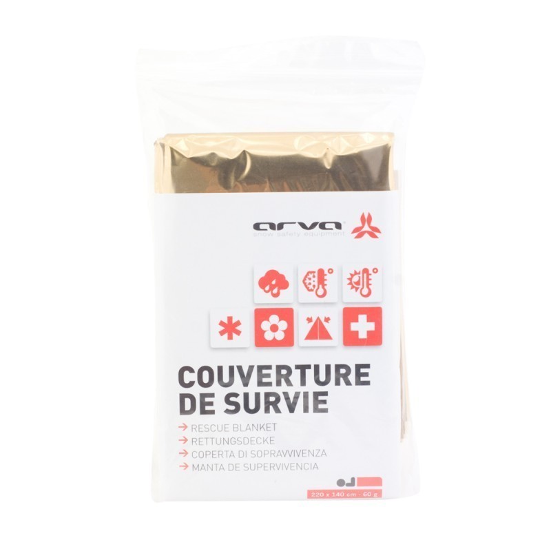 Couverture de survie petit modèle ArvaARVACroque MontagneCouverture de survie petit modèle ArvaARVACroque Montagne