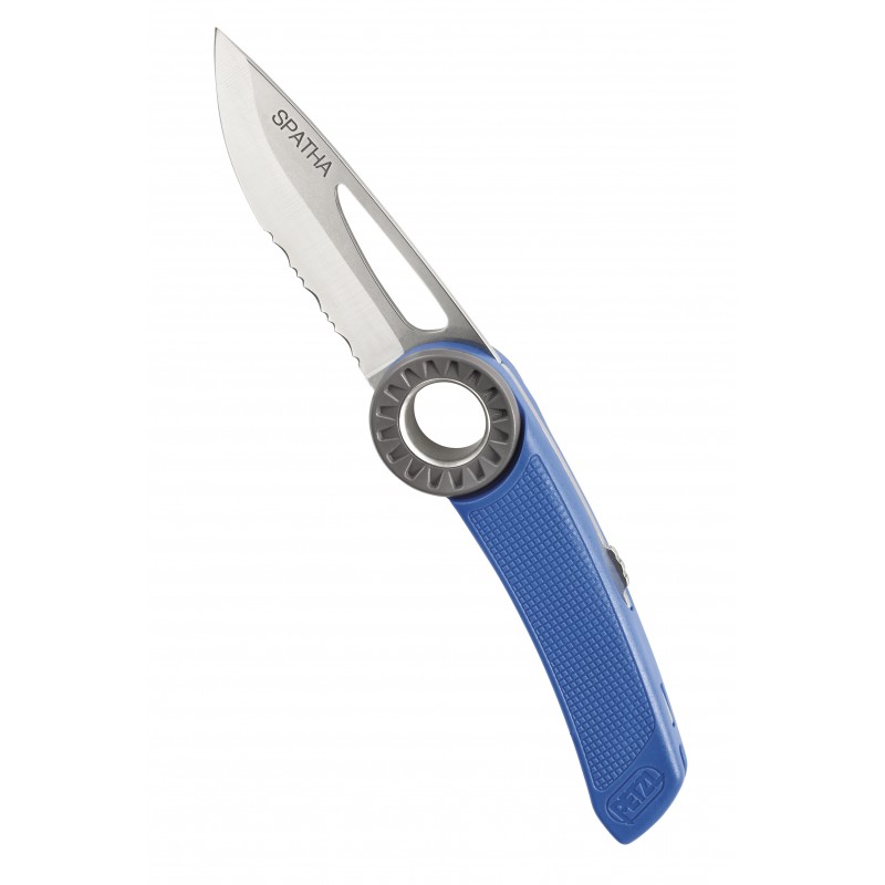 Couteau mousquetonnable Spatha S92AB bleu PetzlPETZLCroque Montagne Couteau mousquetonnable Spatha S92AB bleu PetzlPETZLCroque Montagne