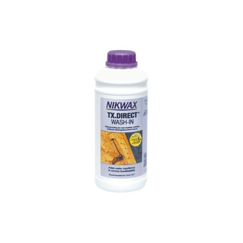 Imperméabilisant TX Direct Wash Nikwax bidon 1 litreNIKWAXCroque Montagne Imperméabilisant TX Direct Wash Nikwax bidon 1 litreNIKWAXCroque Montagne
