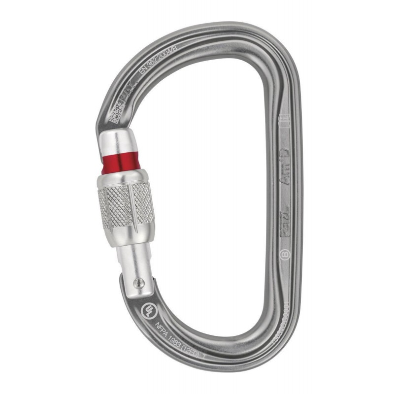 Mousqueton AM D M34A SL Screw Lock Petzl - Croque Montagne