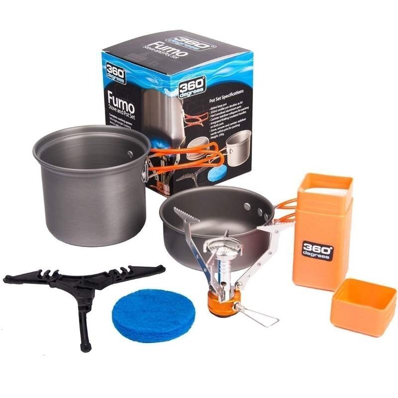 Furno Stove and Pot set pack réchaud Furno + set casserole 360° degrees360 ° DEGREESCroque Montagne