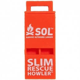 Pack de 2 Sifflets de survie Slim Rescue Howler de SOLSOLCroque Montagne