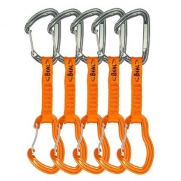 Pack de 5 dégaines d'escalade Pulp quickdraw 11 cm BéalBEALCroque Montagne