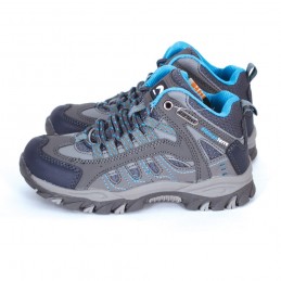 Chaussures de randonnée enfant Gowson gris bleu Elementerre