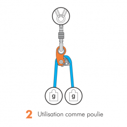 Poulie bloqueur ultra-légère Rollnlock Climbing TecnologyCLIMBING TECHNOLOGYCroque Montagne