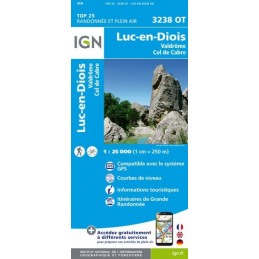 Cartes de randonnée IGN TOP 25 Luc-en-DioisCartes de randonnée IGN TOP 25 Luc-en-DioisIGNCroque Montagne