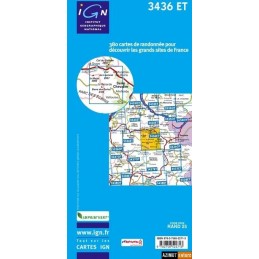 Carte IGN 3436ET Meije Pelvoux Parc naturel des EcrinsIGNCroque Montagne