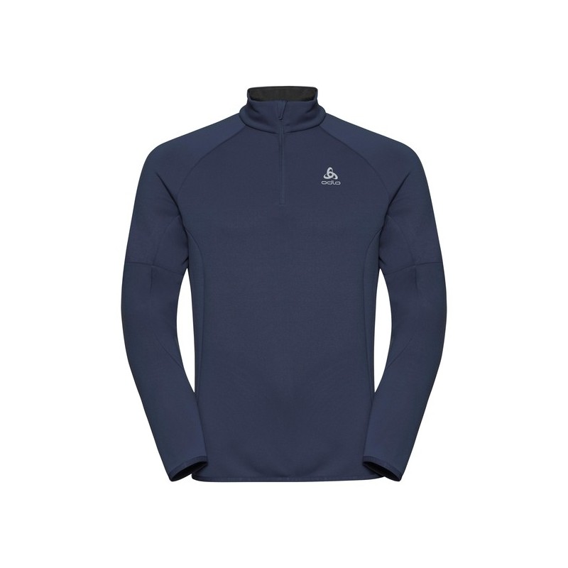 Sweat polaire zippé homme Carve Ceramiwarm Diving navy OdloODLOCroque Montagne