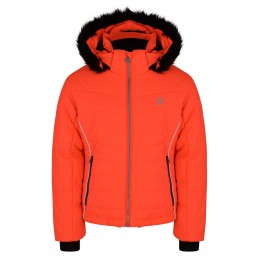 Veste de ski fille Predate Fiery Coral DGP332 Dare 2BDARE 2 BECroque Montagne