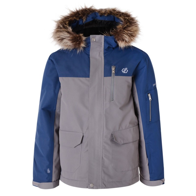 Veste de ski garçon furtive DBP331 Grey blue Dare 2BDARE 2 BECroque Montagne