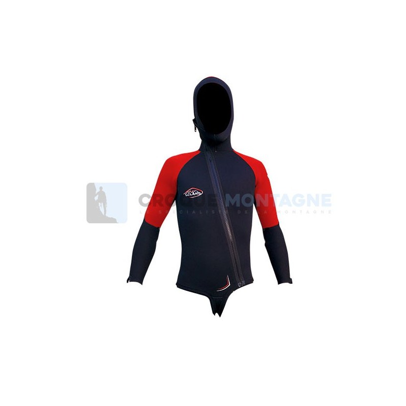 Veste néoprène canyoning rouge et noir Zalama SelandSELANDCroque Montagne