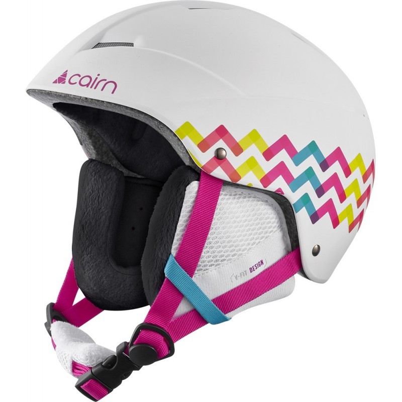 Casque de ski Andromed Junior mat white lolipop CairnCAIRNCroque Montagne Casque de ski Andromed Junior mat white lolipop CairnCAIRNCroque Montagne