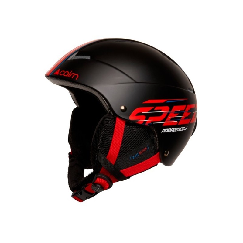 Casque de ski Andromed Junior mat black racing CairnCAIRNCroque Montagne Casque de ski Andromed Junior mat black racing CairnCAIRNCroque Montagne