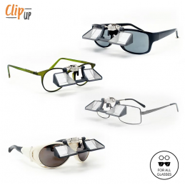 Lunettes d'assurage Clip Up pour porteurs de lunettes Y&Y VerticalYY VERTICALCroque Montagne