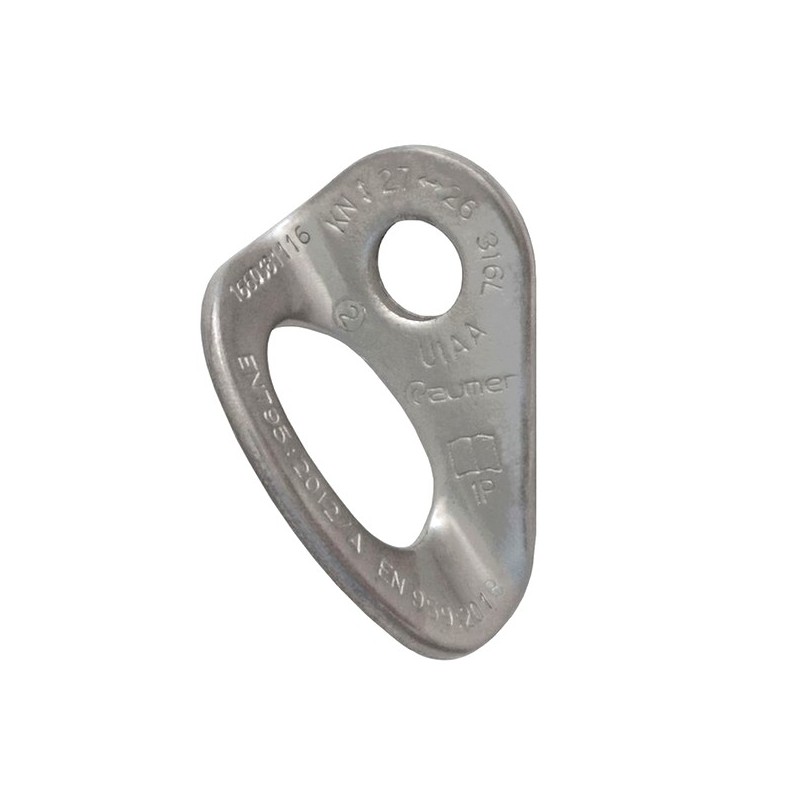 , Plaquette Inox Rock 12mm Raumer, RAUMER CLIMBING, Croque Montagne