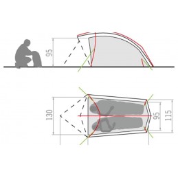 Tente de randonnée Taurus 2P VaudeVAUDECroque Montagne, Tente de randonnée Taurus 2P Vaude, VAUDE, , , Croque Montagne,