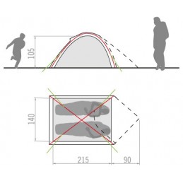 Tente de camping Campo compact VaudeVAUDECroque MontagneTente de camping Campo compact VaudeVAUDECroque Montagne
