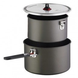 Lot de 2 casseroles avec revêtement céramique anti-adhésifMSRCroque Montagne