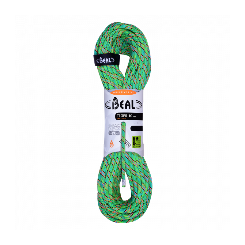 Corde d'escalade à simple Tiger 10 mm Unicore L 60 m BéalBEALCroque Montagne