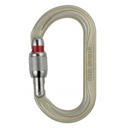 2 pcs Mousqueton Escalade 25kN, mousquetons Inoxydable O Mousqueton à  Verrouillage avec Fermoir à vis pour l'escalade, la Descente en Rappel,  hamacs