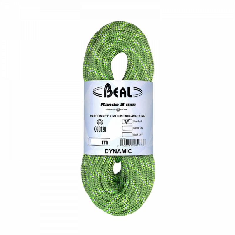 Corde jumelée Rando 8mm Longueur 20 mètres BéalBEALCroque Montagne