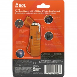 Briquet électrique rechargeable sans gaz Fire Lite de SolSOLCroque Montagne