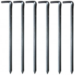 , 6 piquets de tente carrée de 16 cm Cao Camping, CAO CAMPING, Croque Montagne