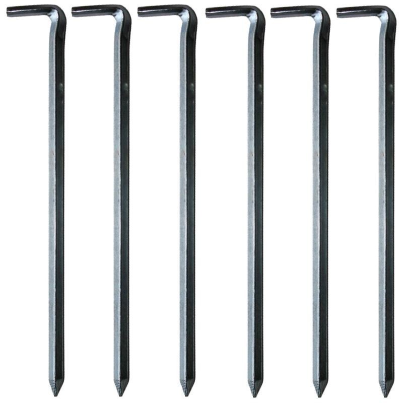, 6 piquets de tente carrée de 16 cm Cao Camping, CAO CAMPING, Croque Montagne