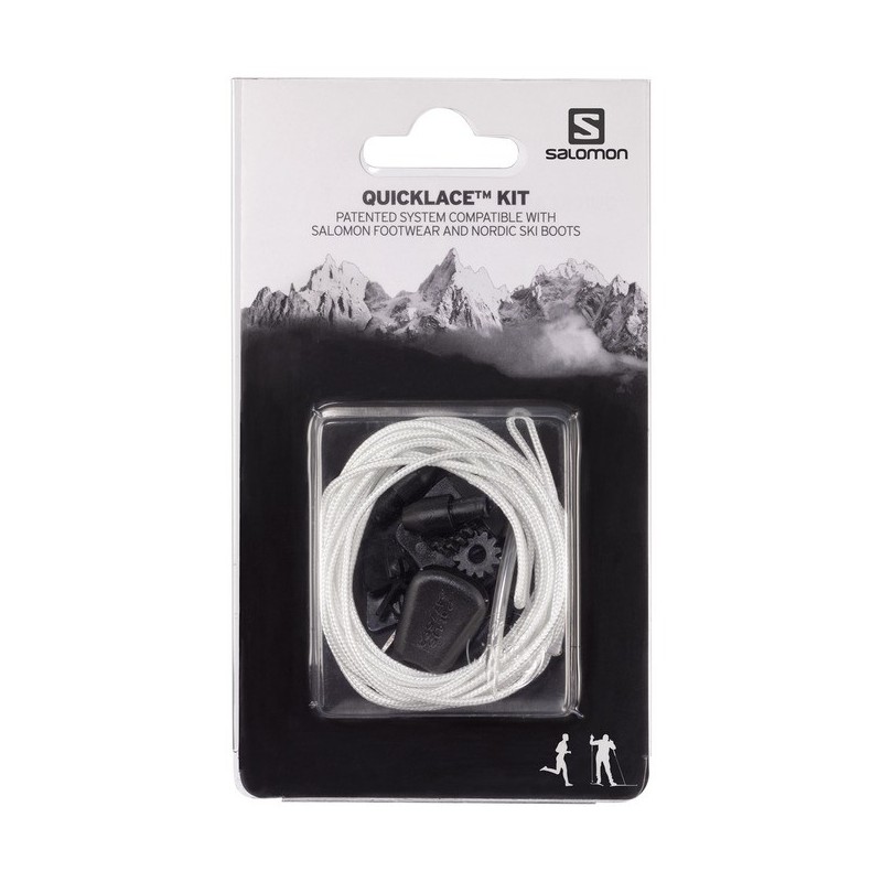 Kit Lacets de rechange Quicklace noir 326672 SalomonSALOMONCroque Montagne