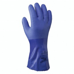 Gants de spéléologie 660 bleu en PVC enduit croque montagneCROQUE MONTAGNECroque Montagne