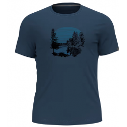 Tee Shirt manches courtes Nikko Forest homme OdloODLOCroque Montagne