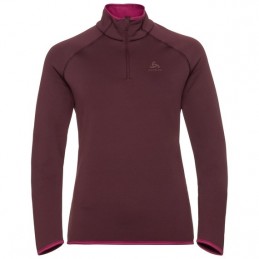 Sweat polaire zippé femme Carve Ceramiwarm Decadent Chocolate OdloODLOCroque Montagne