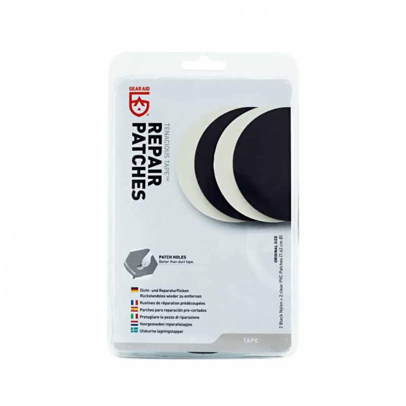 Tenacious Tape Patches de réparation ronds 2 PVC Tissu et équipement de montagne McNettMC NETTCroque Montagne Tenacious Tape Patches de réparation ronds 2 PVC Tissu et équipement de montagne McNettMC NETTCroque Montagne