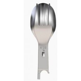 Couverts transportables - Cuillère - Fourchette - Couteau - Inox