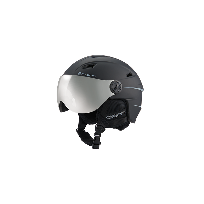 , Casque de ski Electron Visor S3 02 NOIR MAT Cairn, CAIRN, Croque Montagne