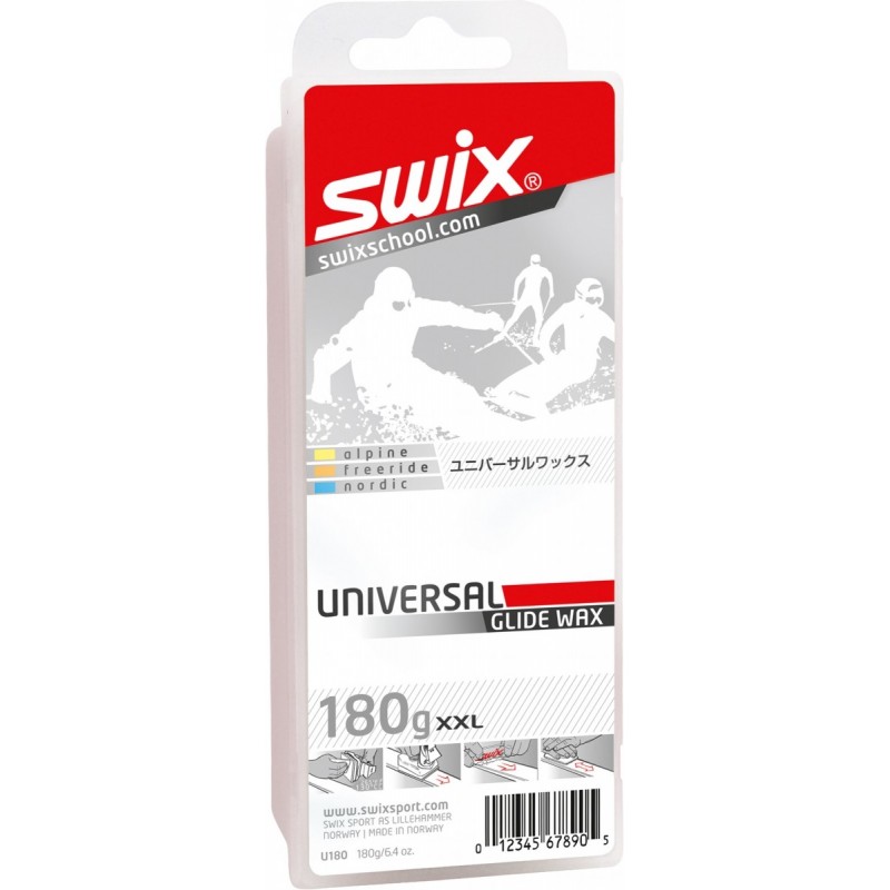 Fart Universel à Base d'Hydrocarbures U180 SwixSWIXCroque Montagne Fart Universel à Base d'Hydrocarbures U180 SwixSWIXCroque Montagne