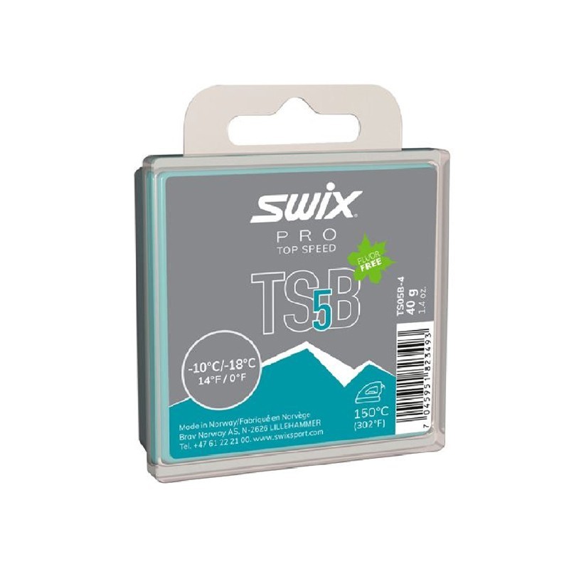 Fart de glisse sans fluor Pro Top Speed Black TSB 40g SwixSWIXCroque Montagne Fart de glisse sans fluor Pro Top Speed Black TSB 40g SwixSWIXCroque Montagne
