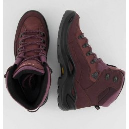 , Chaussures de randonnée pour femme Renegade prune/mauve Gore-Tex Mid Lowa, LOWA, ,  Croque Montagne