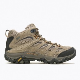 , Chaussure de randonnée homme Moab 3 Mid GTX Pécan Merrell, MERRELL, Croque Montagne