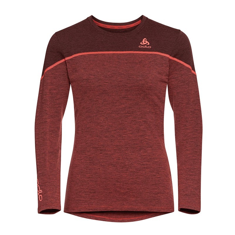 , Tee-shirt femme Revelstoke Performance Wool Warm ML Odlo, ODLO, Croque Montagne , Tee-shirt femme Revelstoke Performance Wool Warm ML Odlo, ODLO, Croque Montagne