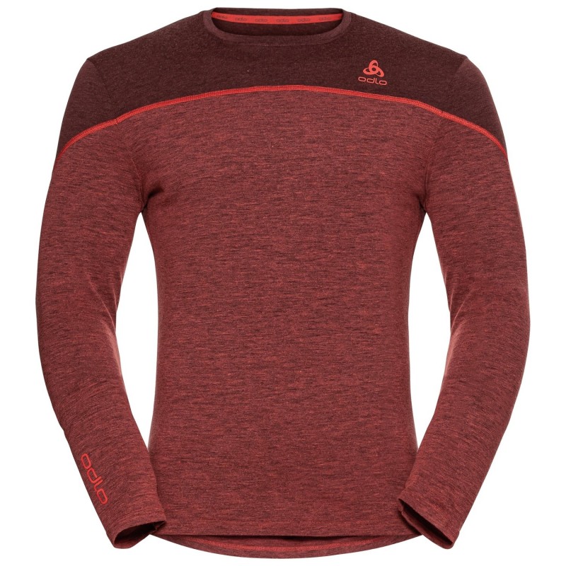 , Tee-shirt homme Revelstoke Performance Wool Warm ML Odlo, ODLO, Croque Montagne , Tee-shirt homme Revelstoke Performance Wool Warm ML Odlo, ODLO, Croque Montagne