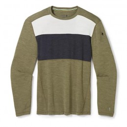 , Baselayer homme Merino 250 Crew Colorblock  Smartwool, SMARTWOOL, Croque Montagne