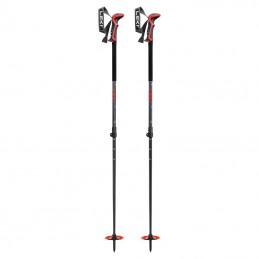 , Bâtons skis et raquettes Haute Route 2 anthracite red Leki, LEKI, Croque Montagne