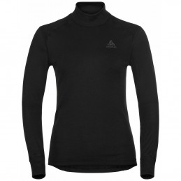 , T-shirt manches longues femme col montant Active Warm Odlo, ODLO, Croque Montagne