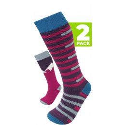 , Lot de 2 paires de chaussettes de ski Merino pour enfant S2KNN Lorpen, LORPEN, Croque Montagne