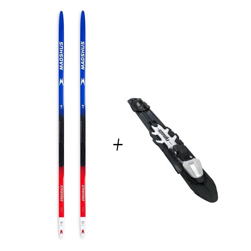 , Pack skis et fixation Endurace Skate + fixation Performance Rottefella, MADSHUS, Croque Montagne