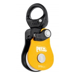 , Poulie à haut rendement avec émerillon Spin L1 Petzl, PETZL, Croque Montagne